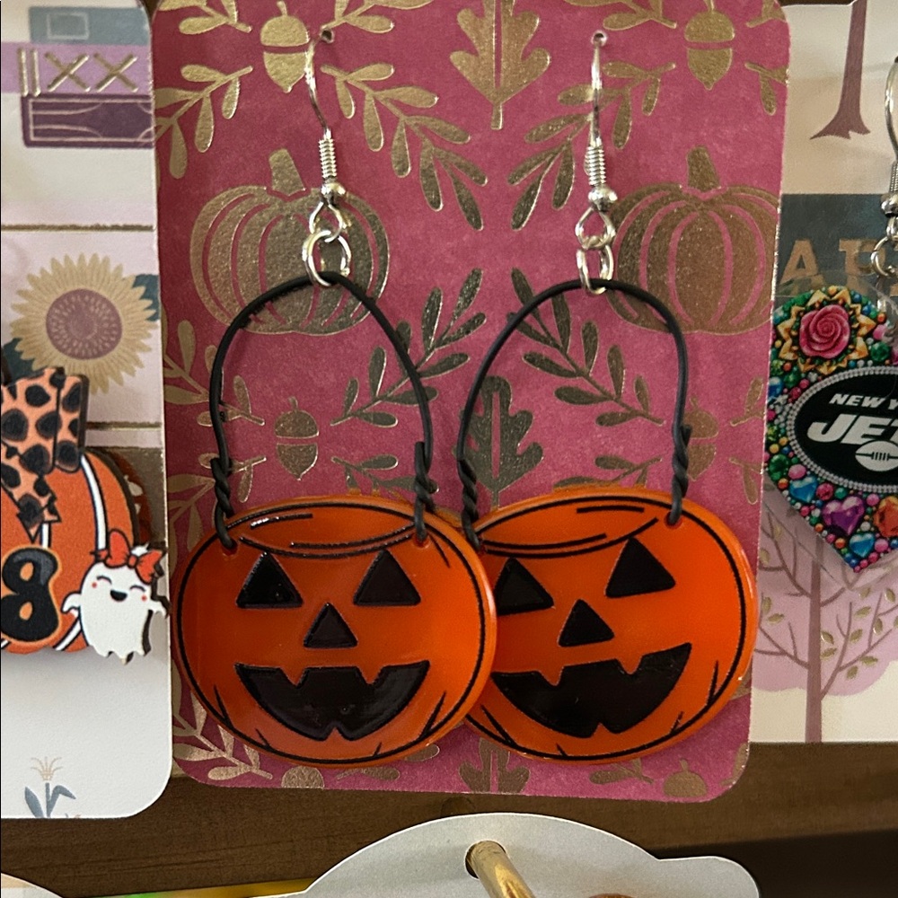 Halloween Pumpkin Earrings